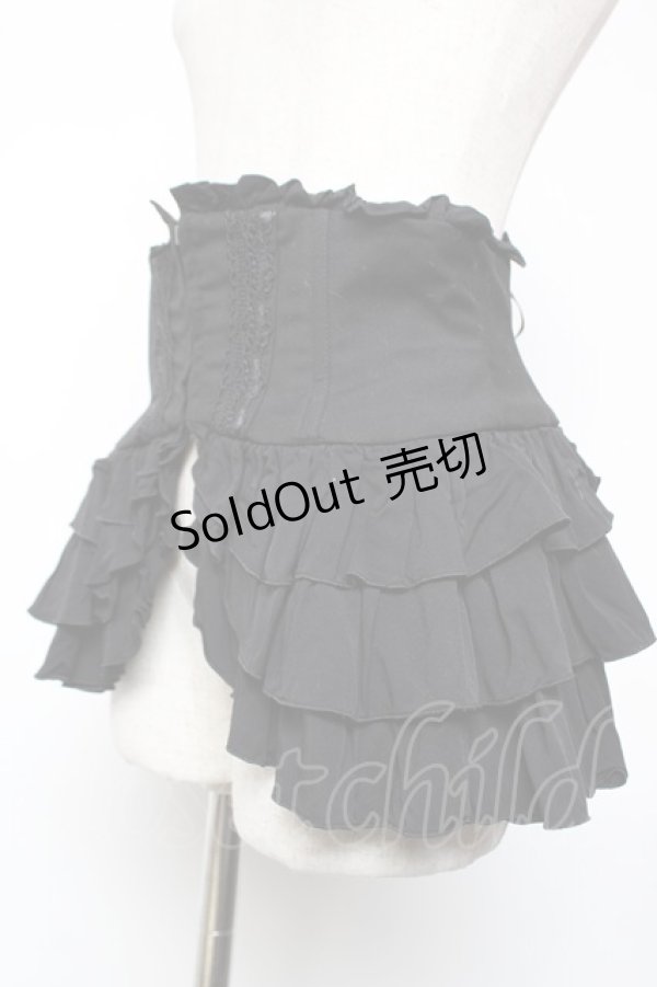 画像3: Sheglit / "Ripple"フリルコルセット M 黒 Y-25-12-19-102-EL-TO-SZ-ZY (3)