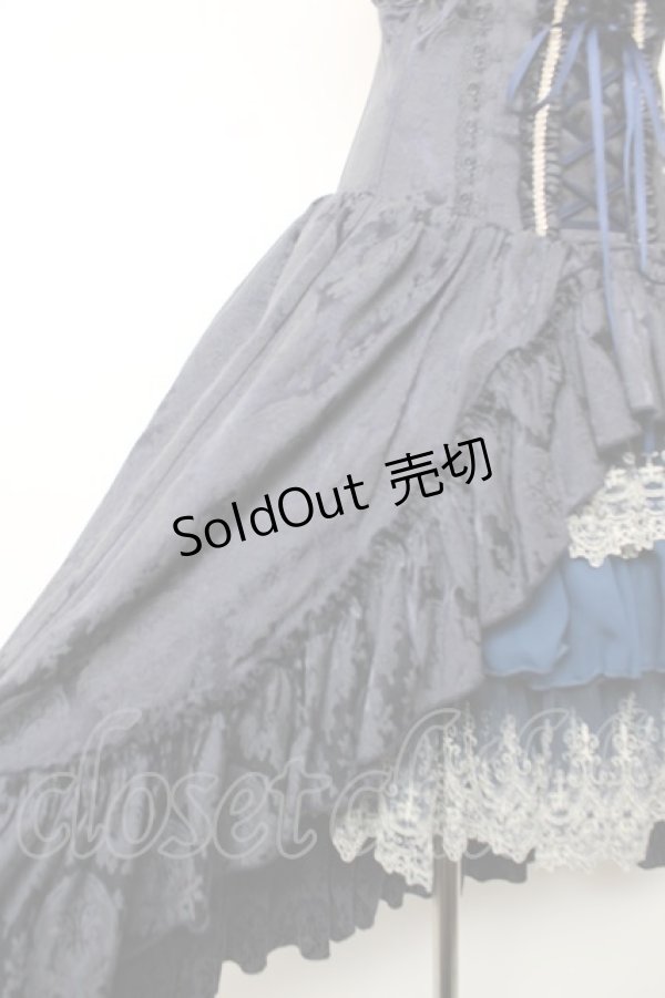 画像4: ATELIER PIERROT / “Eleanor”コルセットスカート  ネイビー Y-25-12-19-105-EL-SK-SZ-ZY (4)