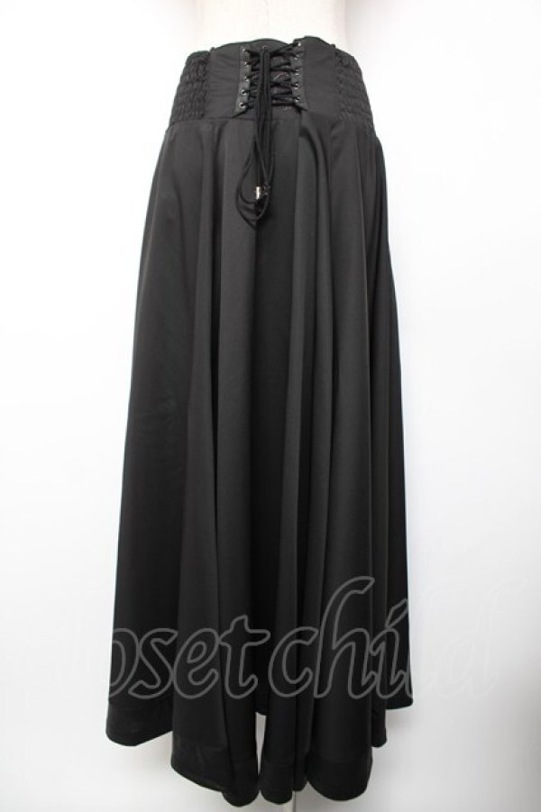 画像2: Ozz Croce / 変形ギミックスカート  黒 Y-25-12-19-109-OO-SK-SZ-ZY (2)