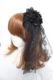 画像1: MorunxMuunaStoik / ヘッドドレス&コサージュ  黒 Y-25-12-19-016-EL-AC-SZ-ZY (1)