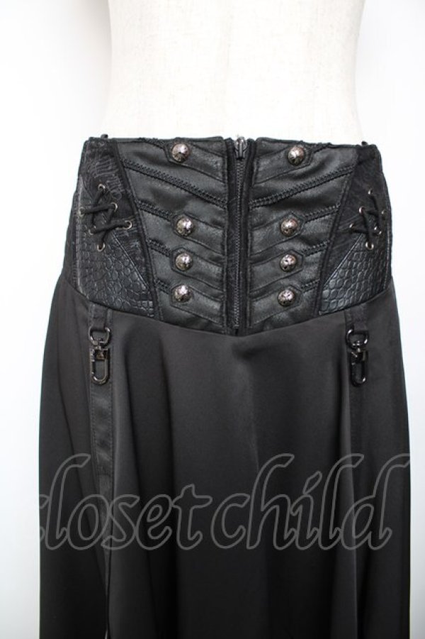 画像3: Ozz Croce / 変形ギミックスカート  黒 Y-25-12-19-109-OO-SK-SZ-ZY (3)