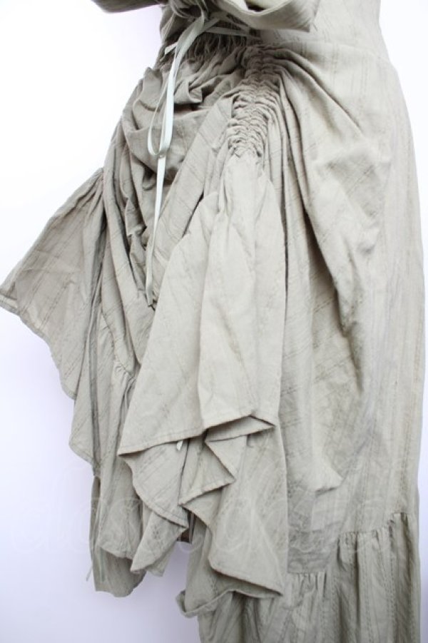 画像4: Sheglit / "Campanula"バッスルスカート  グリーン Y-25-12-19-112-EL-SK-SZ-ZY (4)