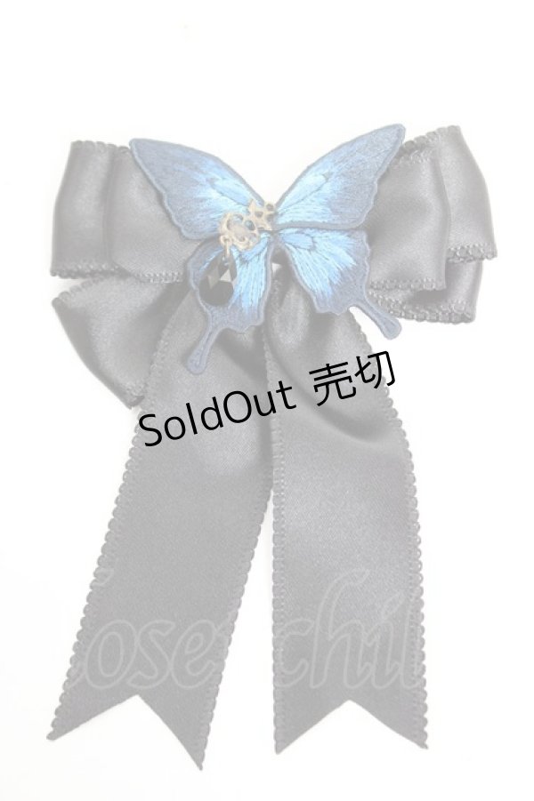 画像1: Hoshibako Works / ユリシスファンタジー　パピヨンクリップ  ブラック Y-25-12-19-003-LO-AC-SZ-ZY (1)