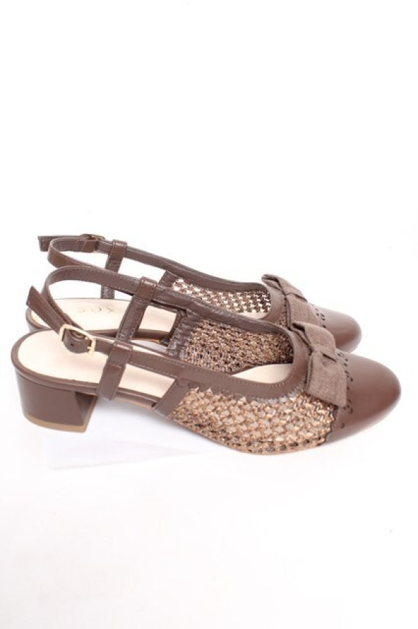 画像4: axes femme / メッシュストラップミュール M 茶 Y-25-12-19-022-AX-SH-SZ-ZY (4)