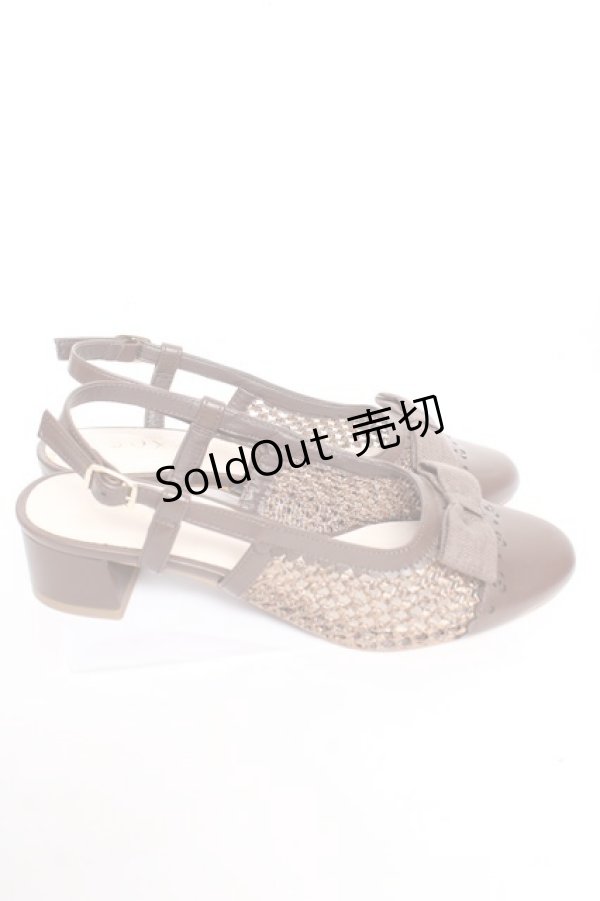 画像4: axes femme / メッシュストラップミュール M 茶 Y-25-12-19-022-AX-SH-SZ-ZTK034 (4)