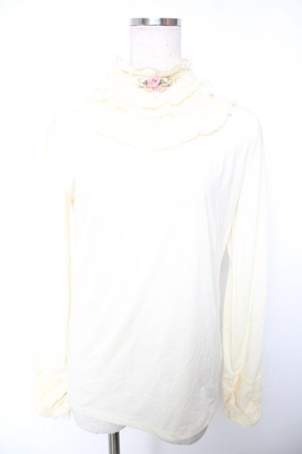 画像1: axes femme / 首元ガーデンタートル M 生成り Y-25-12-19-024-AX-TO-SZ-ZY (1)