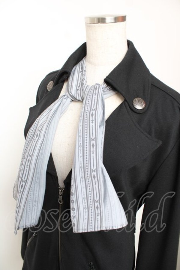 画像3: PUTUMAYO / テイルズオブエクシリア2アルヴィンコラボストール付ZIPジャケット  黒 Y-25-12-19-036-PT-JA-SZ-ZY (3)