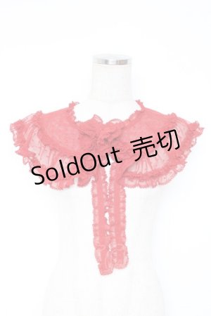 画像: PINK HOUSE / ポルカドットチュールティペット  赤 Y-25-12-20-001-LO-ZA-SZ-ZS