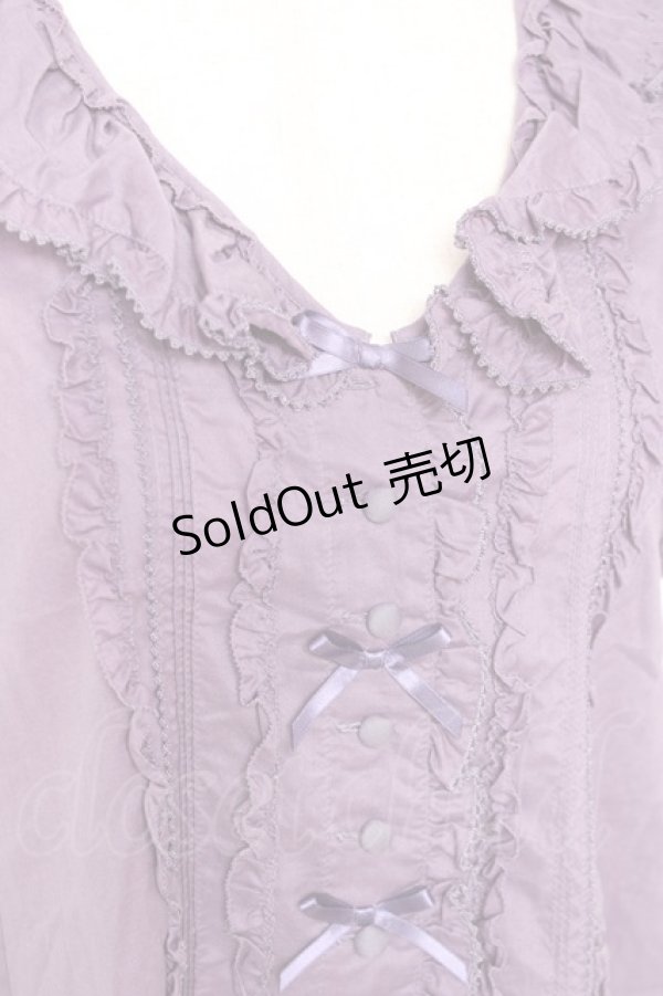 画像4: PINK HOUSE / リボン使いローンフリルベスト F ラベンダー Y-25-12-20-019-LO-TO-SZ-ZS (4)