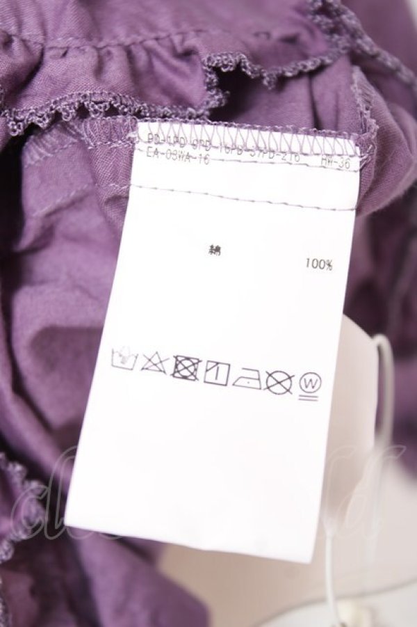 画像7: PINK HOUSE / リボン使いローンフリルベスト F ラベンダー Y-25-12-20-019-LO-TO-SZ-ZY (7)