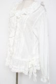 画像2: PINK HOUSE / リボンローンフリルブラウス F 白 Y-25-12-20-020-LO-BL-SZ-ZY (2)