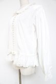 画像3: PINK HOUSE / タック入りレースフリルブラウス F 白 Y-25-12-20-022-LO-BL-SZ-ZY (3)