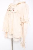 画像2: PINK HOUSE / Berry Rose刺繍入りブラウス F 生成り Y-25-12-20-025-LO-BL-SZ-ZY (2)