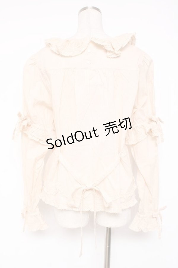 画像3: PINK HOUSE / Berry Rose刺繍入りブラウス F 生成り Y-25-12-20-025-LO-BL-SZ-ZY (3)