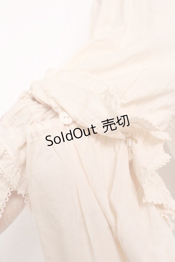 画像7: PINK HOUSE / Berry Rose刺繍入りブラウス F 生成り Y-25-12-20-025-LO-BL-SZ-ZY (7)