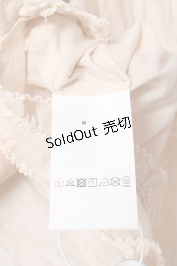 画像8: PINK HOUSE / Berry Rose刺繍入りブラウス F 生成り Y-25-12-20-025-LO-BL-SZ-ZY (8)