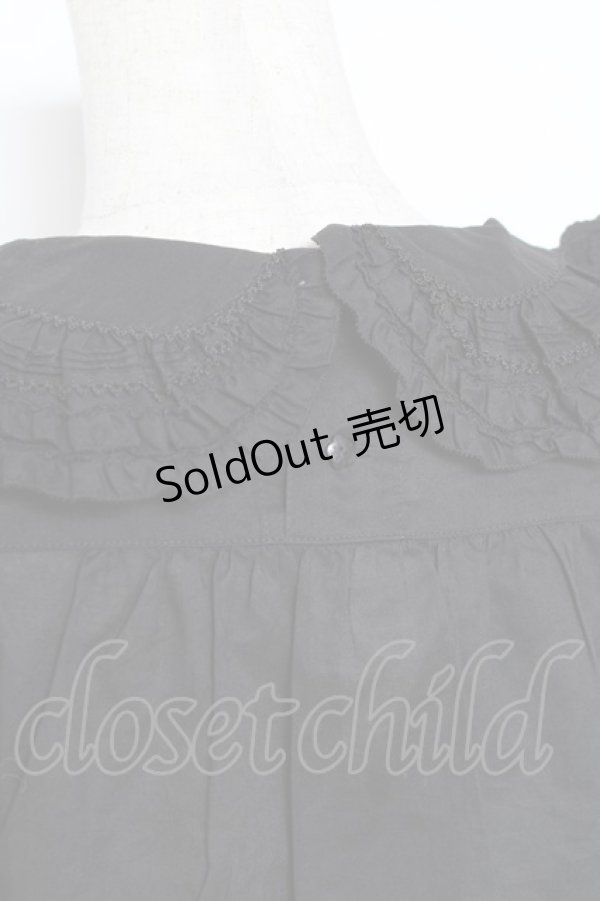 画像4: PINK HOUSE / リボンタイ付きローンブラウス F 黒 Y-25-12-20-026-LO-BL-SZ-ZY (4)