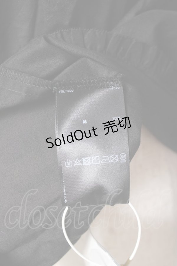 画像7: PINK HOUSE / リボンタイ付きローンブラウス F 黒 Y-25-12-20-026-LO-BL-SZ-ZY (7)