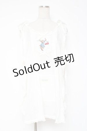 画像: PINK HOUSE / PETER RABBIT TABLIER F 白 Y-25-12-20-004-LO-TO-SZ-ZY