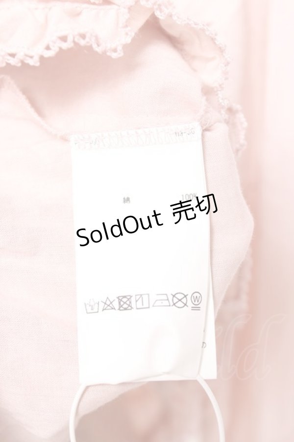 画像6: PINK HOUSE / リボンローンフリルブラウス F ピンク Y-25-12-20-033-LO-BL-SZ-ZY (6)