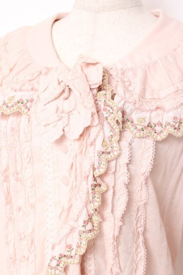 画像4: PINK HOUSE / ドイリーレース使いブラウス F ピンク Y-25-12-20-035-LO-BL-SZ-ZY (4)