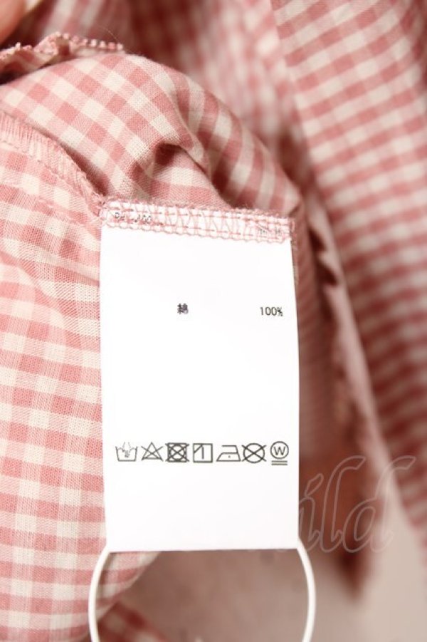 画像7: PINK HOUSE / フリル使いブラウス F ピンク Y-25-12-20-038-LO-TO-SZ-ZY (7)