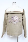 画像3: PINK HOUSE / フィフティバイオレッツ刺繍入りセーラーカラージャケット L ベージュ Y-25-12-20-053-LO-JA-SZ-ZS (3)