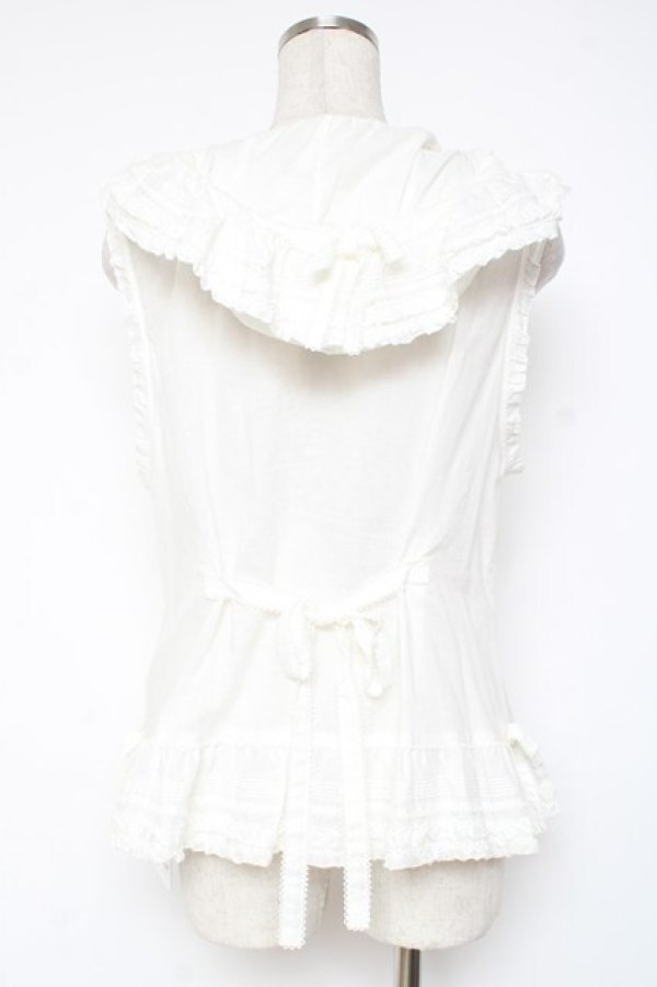 画像3: PINK HOUSE / フードベスト  白 Y-25-12-20-006-LO-TO-SZ-ZY (3)