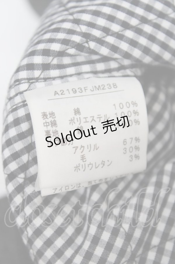 画像7: PINK HOUSE / ネームワッペン使いブルゾン F 黒 Y-25-12-20-056-LO-JA-SZ-ZY (7)