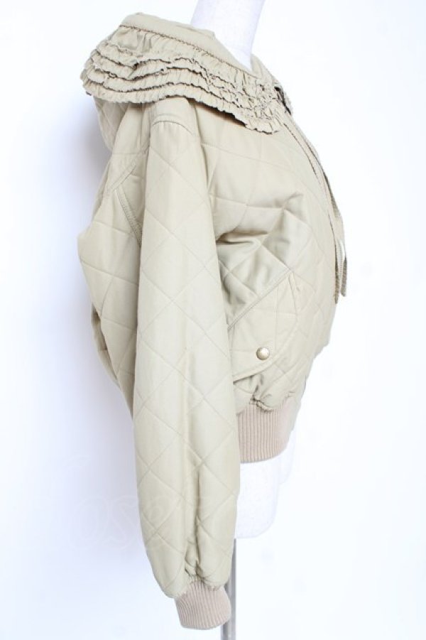 画像2: PINK HOUSE / PHロゴワッペン付きフードブルゾン F カーキ Y-25-12-20-057-LO-JA-SZ-ZY (2)