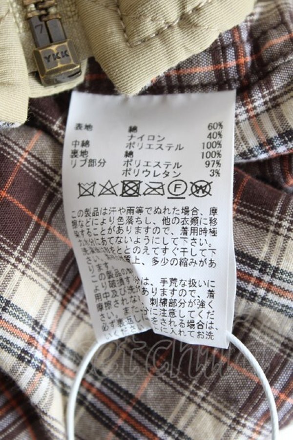 画像7: PINK HOUSE / PHロゴワッペン付きフードブルゾン F カーキ Y-25-12-20-057-LO-JA-SZ-ZY (7)