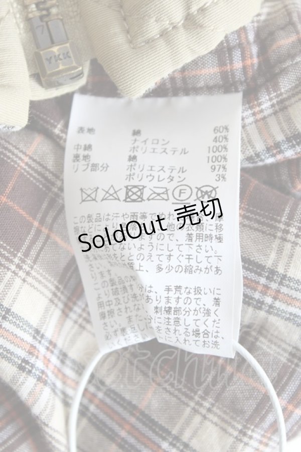 画像7: PINK HOUSE / PHロゴワッペン付きフードブルゾン F カーキ Y-25-12-20-057-LO-JA-SZ-ZT0205N (7)