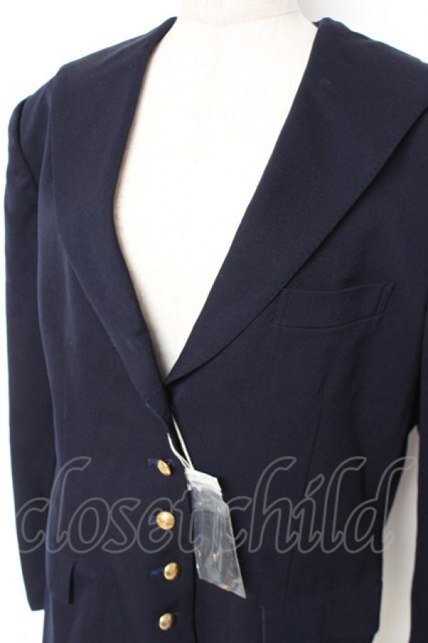 画像4: PINK HOUSE / セーラーカラージャケット F 紺 Y-25-12-20-058-LO-JA-SZ-ZY (4)