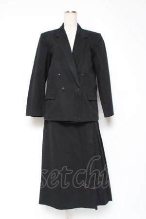 画像: PINK HOUSE / デニムセットアップ  黒 Y-25-12-20-060-LO-OP-SZ-ZY