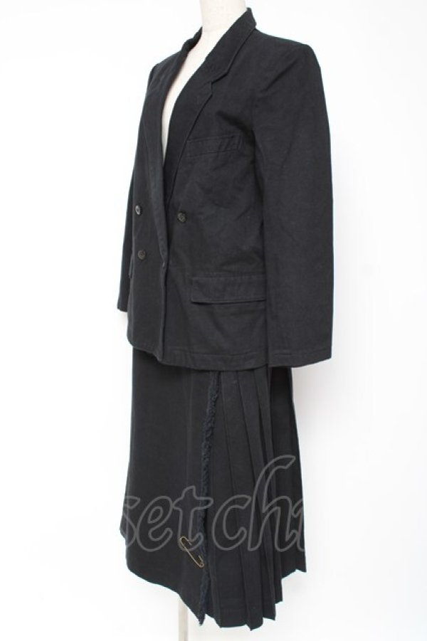 画像2: PINK HOUSE / デニムセットアップ  黒 Y-25-12-20-060-LO-OP-SZ-ZY (2)