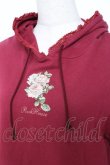 画像4: PINK HOUSE / 薔薇刺繍パーカーワンピース  赤 Y-25-12-20-062-LO-OP-SZ-ZY (4)