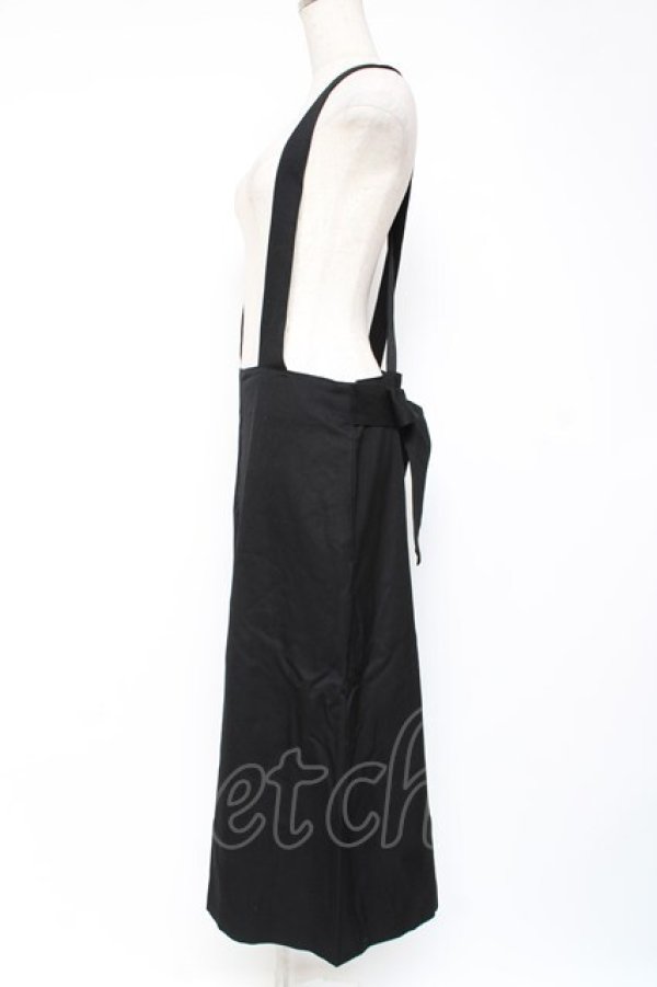 画像2: PINK HOUSE / 吊りスカート F 黒 Y-25-12-20-063-LO-SK-SZ-ZY (2)