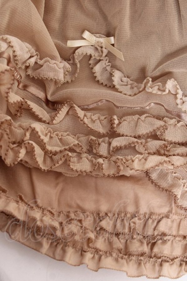 画像9: PINK HOUSE / 海外限定グラデーションチュールノースリーブワンピース F ベージュ Y-25-12-20-064-LO-OP-SZ-ZY (9)