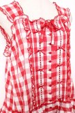画像5: PINK HOUSE / ギンガムチェックロングワンピース  赤ｘ白 Y-25-12-20-067-LO-OP-SZ-ZY (5)