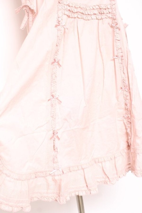 画像6: PINK HOUSE / ひな菊ロンド刺繍タブリエ F ピンク Y-25-12-20-069-LO-OP-SZ-ZY (6)