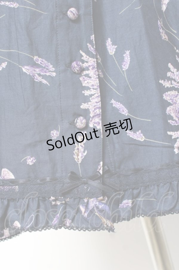 画像7: PINK HOUSE / ラベンダープリントノースリーブワンピース F 紺 Y-25-12-20-075-LO-OP-AS-ZY (7)