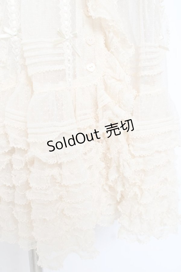画像6: PINK HOUSE / ドットチュールレースベスト F 生成り Y-25-12-20-008-LO-BL-SZ-ZY (6)