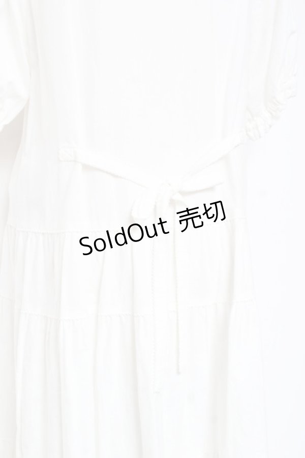 画像4: PINK HOUSE / ティアードロングワンピース F 白 Y-25-12-20-082-LO-OP-AS-ZY (4)