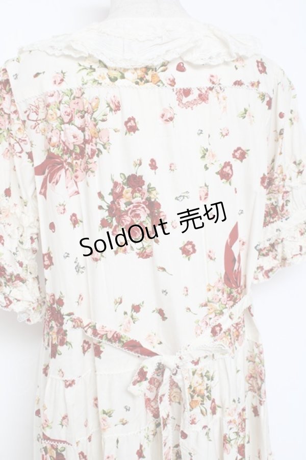 画像4: PINK HOUSE / アンジェリークローズプリントワンピース F アイボリー Y-25-12-20-083-LO-OP-AS-ZY (4)