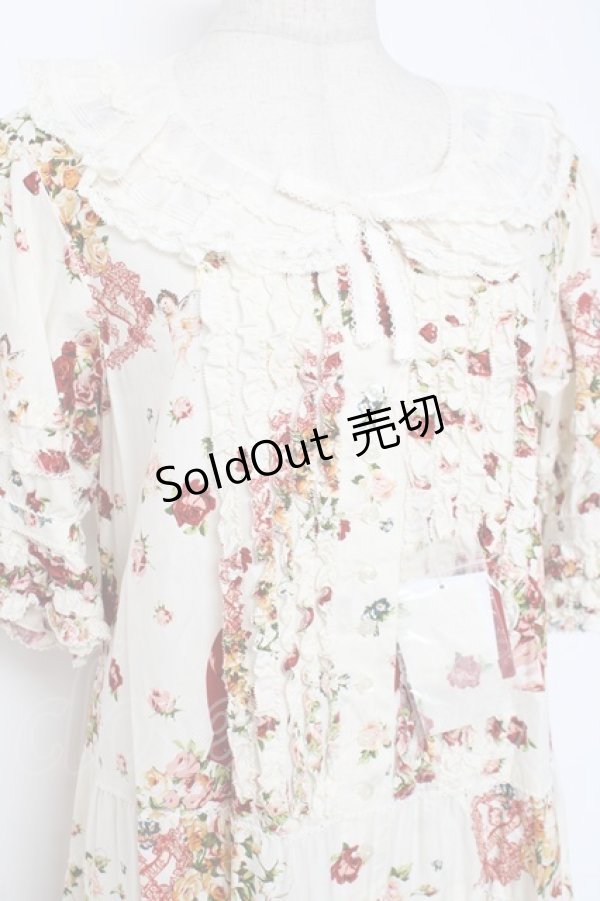画像5: PINK HOUSE / アンジェリークローズプリントワンピース F アイボリー Y-25-12-20-083-LO-OP-AS-ZY (5)