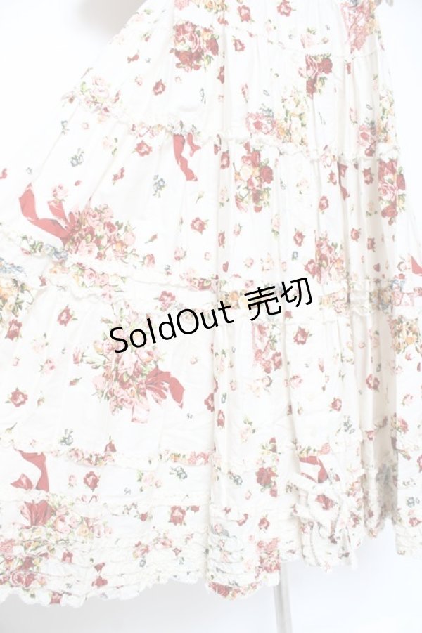 画像8: PINK HOUSE / アンジェリークローズプリントワンピース F アイボリー Y-25-12-20-083-LO-OP-AS-ZY (8)