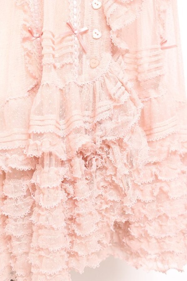 画像6: PINK HOUSE / ドットチュールレースベスト F ピンク Y-25-12-20-009-LO-BL-SZ-ZY (6)