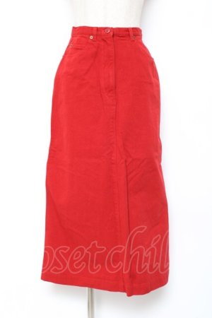 画像: PINK HOUSE / デニムスカート  赤 Y-25-12-20-092-LO-SK-SZ-ZY