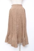 画像3: PINK HOUSE / ツイード柄アコーディオンプリーツスカート  ベージュ Y-25-12-20-093-LO-SK-SZ-ZY (3)