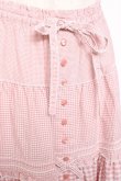 画像5: PINK HOUSE / ギンガムチェックスカート  ピンク Y-25-12-20-094-LO-SK-SZ-ZY (5)